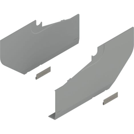 Blum AVENTOS HL Hochliftklappe,  Abdeckkappenset,  links/rechts hellgrau