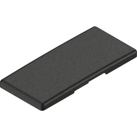 Blum CLIP Abdeckkappe bombiert,  onyxschwarz,  onyxschwarz