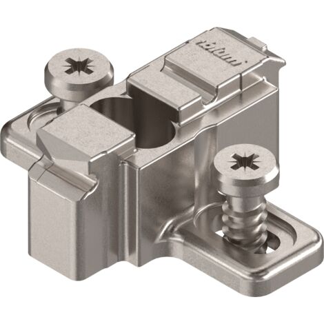 Blum Clip Kreuz- Montageplatte D=11mm, H=19,5mm, m.Systems, ZV