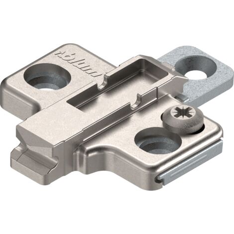 Blum CLIP Kreuzmontageplatte, 0mm, H=8,5mm, m.Sys-Schrauben