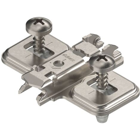 BLUM CLIP Kreuzmontageplatte, Stahl, EXPANDO, Distanz 0 mm