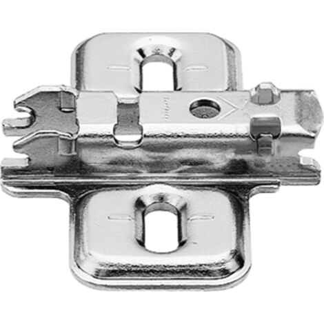Blum Clip-Montageplatte HV oval., Schraubloch 0mm Distanz Stahl