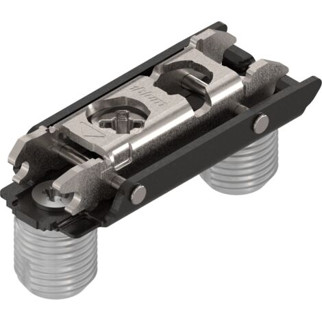 BLUM CLIP ONYX Exzenter Montageplatte gerade, Stahl, Einpressen, Distanz 0 mm