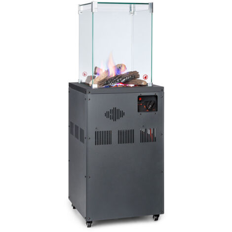 Blum Flagranti Crystal View radiateur à gaz 8 kW inox
