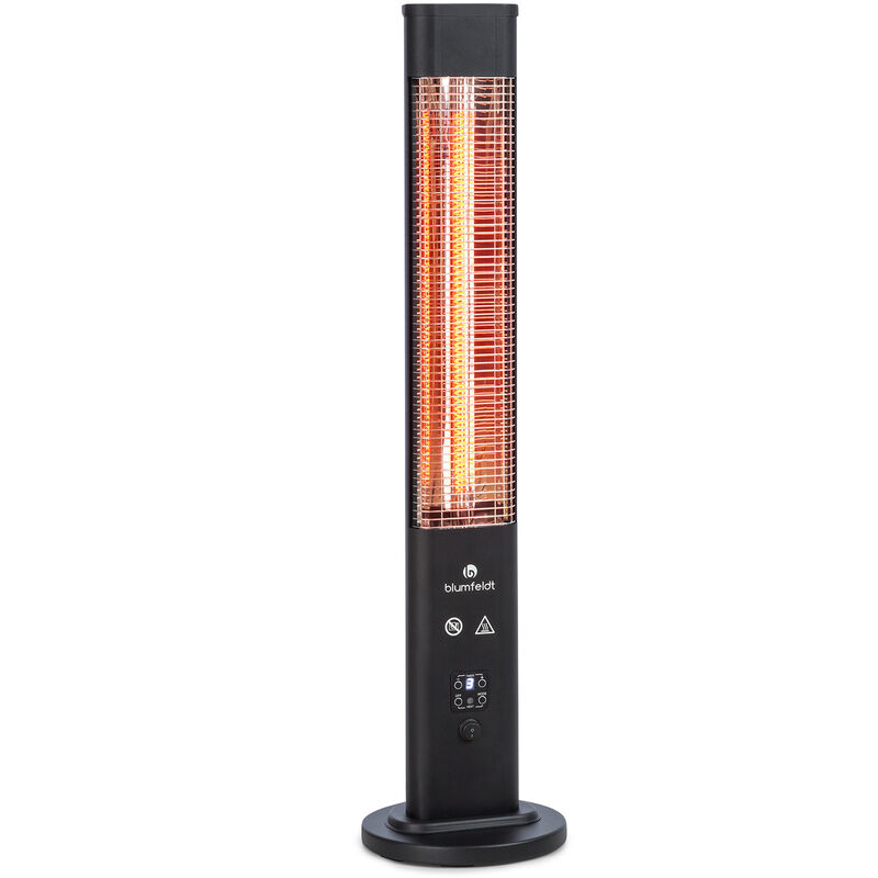 

Heat Guru Plus In & Out Calefactor 1200W 3 niveles de calentamiento negro