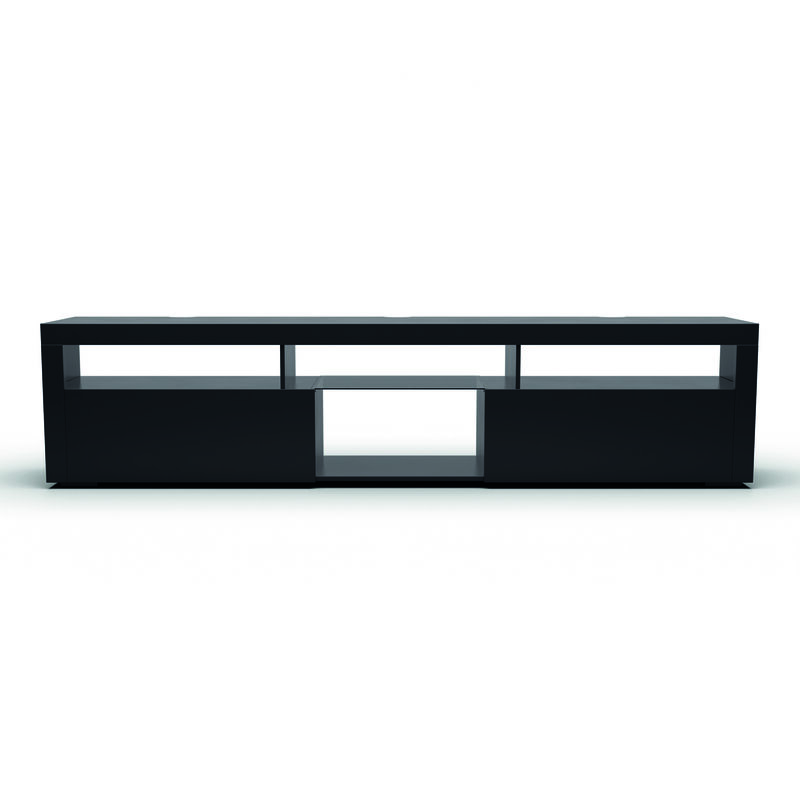 Blumfeldt - Klarstein Tv Board, Wohnzimmer Möbel Für Tv, 150 Cm Fernsehschrank Mit Color-leds, Großes Tv-lowboard, Niedrige Tv-schränke Mit