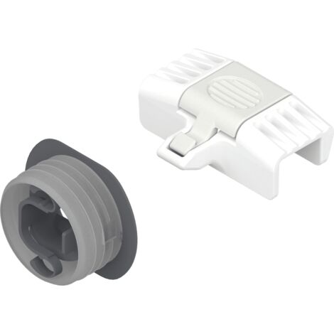 Blum LBX pure Mitnehmer-Set für Innenschubkasten Höhe M seidenweiss