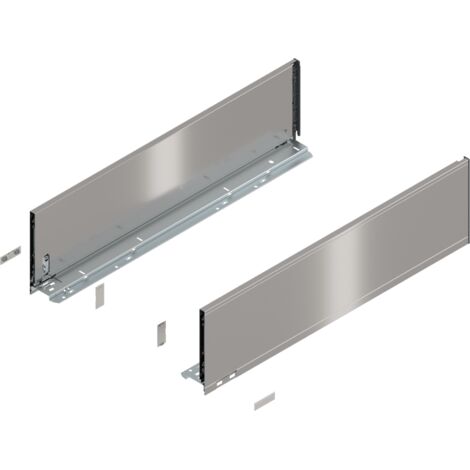 Blum LBX Zargen pure H= 176,8mm NL 650mm,  Inox