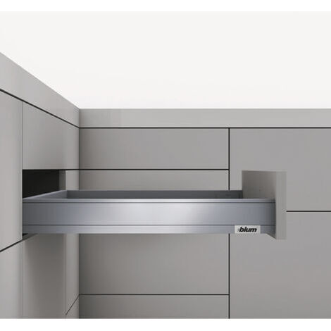 Blum Legrabox pure H N Schubladenschienen Set 1 Paar 40kg 400mm Tip On Vollauszug seidenweiß Set