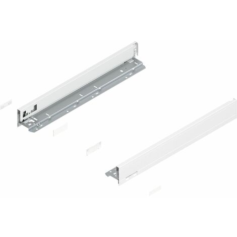 BLUM LEGRABOX pure SET Höhe N, BLUMOTION S, 40kg, NL 450, Seidenweiß