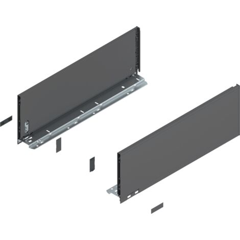 Blum Legrabox pure Set oriongrau,NL 500 mm, Höhe C,Set bestehend aus:,Zarge 1x L / 1x R, 770C5002S