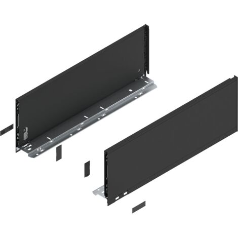 Blum LEGRABOX pure Zarge, H=177 mm, NL=500 mm, carbonschwarz matt, links/rechts