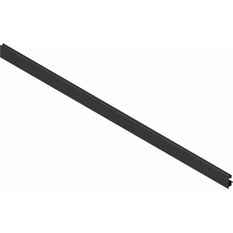 BLUM LEGRABOX Vorderstück mit Nut, Länge 1043 mm, Aluminium Carbonschwarz-matt