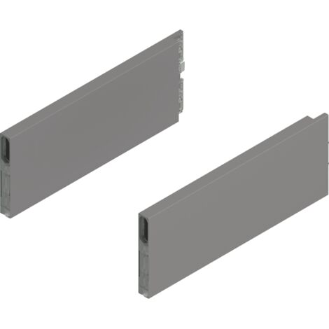 Blum Merivobox Boxcap,  NL=270mm,  Höhe E,  links/rechts,  indiumgrau