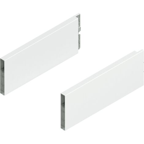 Blum Merivobox Boxcap,  NL=270mm,  Höhe E,  links/rechts,  seidenweiß