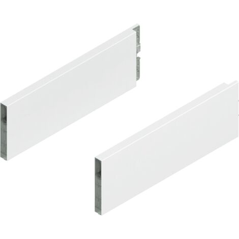 Blum Merivobox Boxcap, NL=300mm, Höhe E, links/rechts, seidenweiß