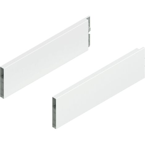 Blum Merivobox Boxcap,  NL=350mm,  Höhe E,  links/rechts,  seidenweiß