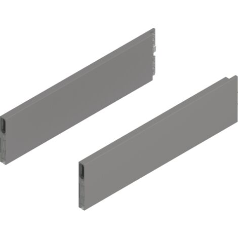 Blum Merivobox Boxcap, NL=400mm, Höhe E, links/rechts, indiumgrau