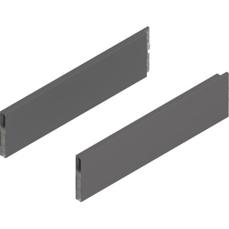 Blum Merivobox Boxcap,  NL=400mm,  Höhe E,  links/rechts,  oriongrau