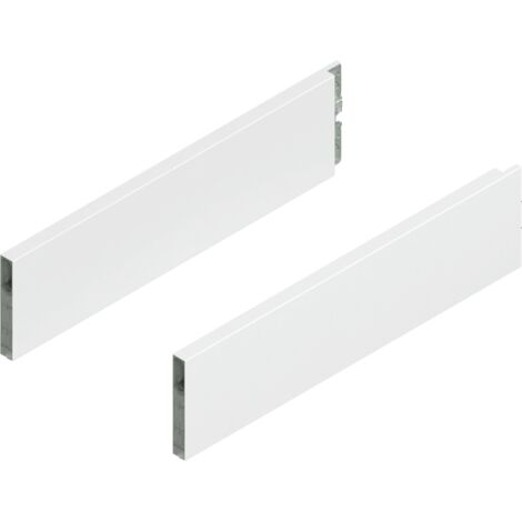 Blum Merivobox Boxcap,  NL=400mm,  Höhe E,  links/rechts,  seidenweiß