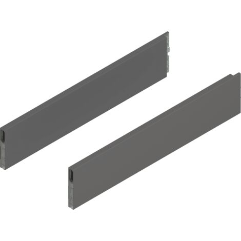 Blum Merivobox Boxcap,  NL=500mm,  Höhe E,  links/rechts,  oriongrau