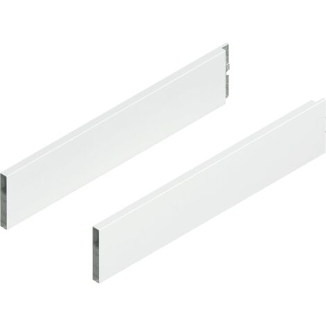 Blum Merivobox Boxcap,  NL=500mm,  Höhe E,  links/rechts,  seidenweiß