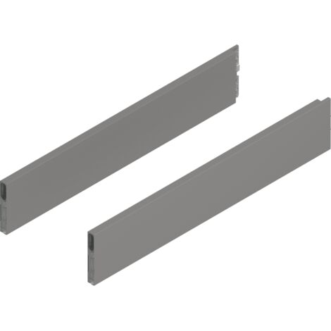 Blum Merivobox Boxcap,  NL=550mm,  Höhe E,  links/rechts,  indiumgrau