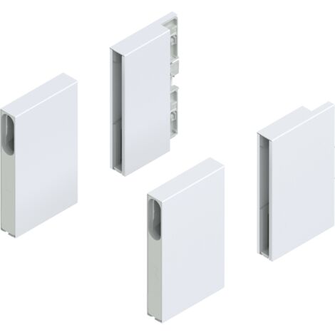 Blum Merivobox Boxcover,  Höhe E,  vorne/hinten,  links/rechts,  seidenweiß (Set)