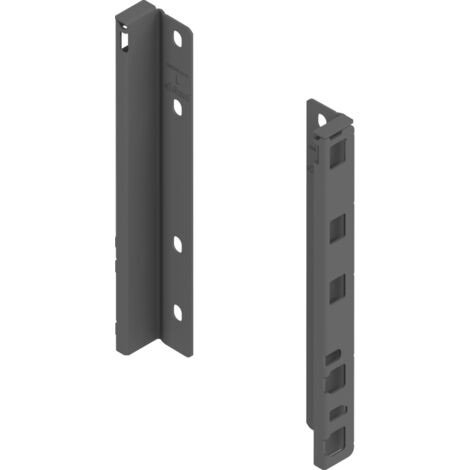 Blum MERIVOBOX Holzrückwandhalter,  Höhe E (209 mm),  links/rechts,  oriongrau