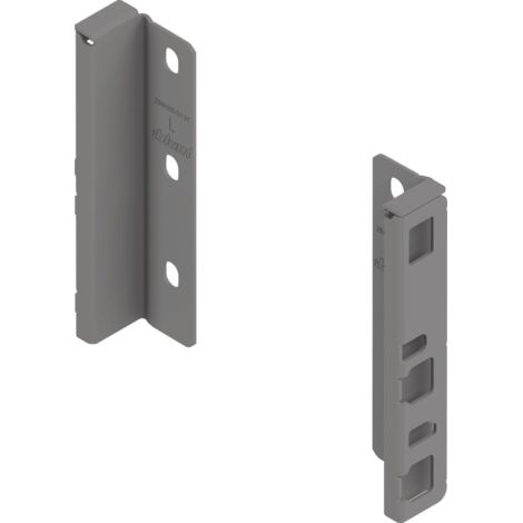 Blum MERIVOBOX Holzrückwandhalter,  Höhe K (146 mm),  links/rechts,  indiumgrau