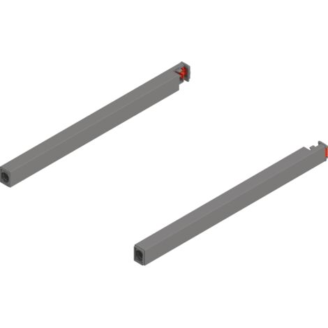 Blum MERIVOBOX Längsreling,  NL=270 mm,  links/rechts,  indiumgrau