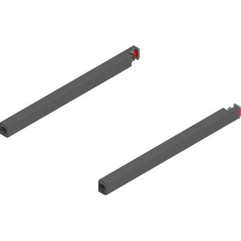 Blum MERIVOBOX Längsreling,  NL=270 mm,  links/rechts,  oriongrau