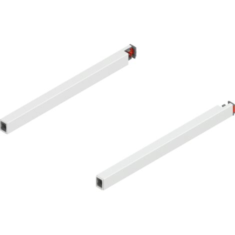 Blum MERIVOBOX Längsreling,  NL=270 mm,  links/rechts,  seidenweiß