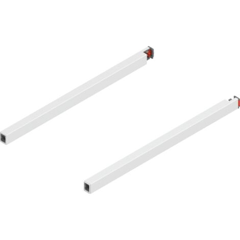 Blum MERIVOBOX Längsreling,  NL=350 mm,  links/rechts,  seidenweiß