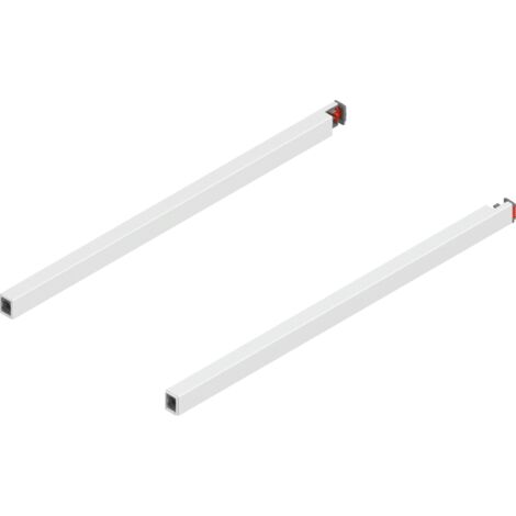 Blum MERIVOBOX Längsreling, NL=400 mm, links/rechts, seidenweiß