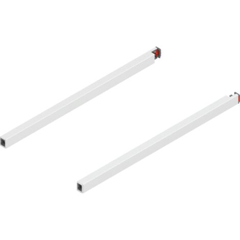 Blum MERIVOBOX Längsreling, NL=400 mm, links/rechts, seidenweiß