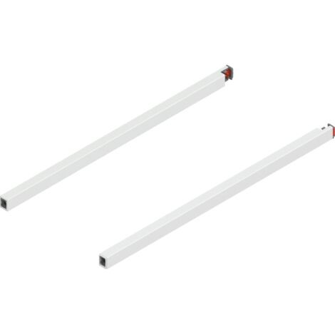 Blum MERIVOBOX Längsreling,  NL=450 mm,  links/rechts,  seidenweiß