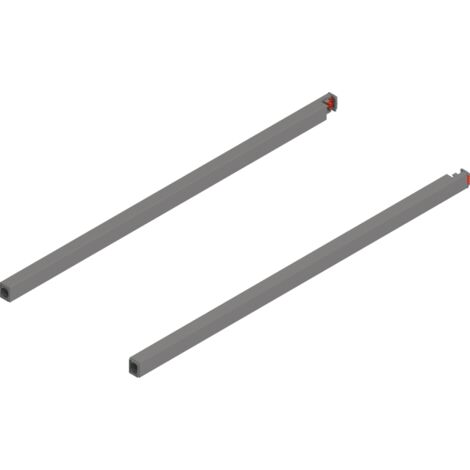Blum MERIVOBOX Längsreling,  NL=500 mm,  links/rechts,  indiumgrau