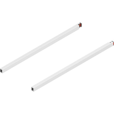 Blum MERIVOBOX Längsreling,  NL=500 mm,  links/rechts,  seidenweiß