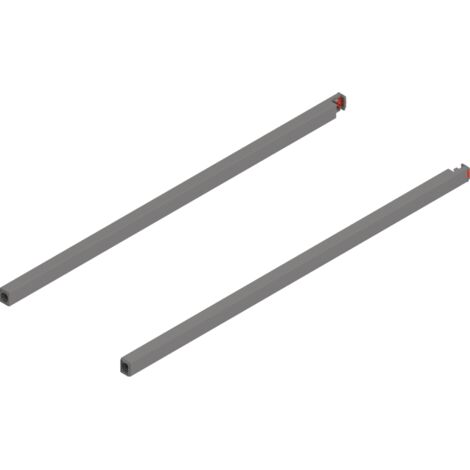 Blum MERIVOBOX Längsreling,  NL=550 mm,  links/rechts,  indiumgrau