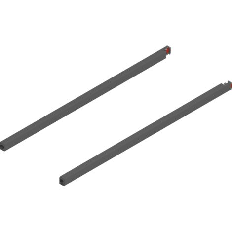 Blum MERIVOBOX Längsreling,  NL=550 mm,  links/rechts,  oriongrau