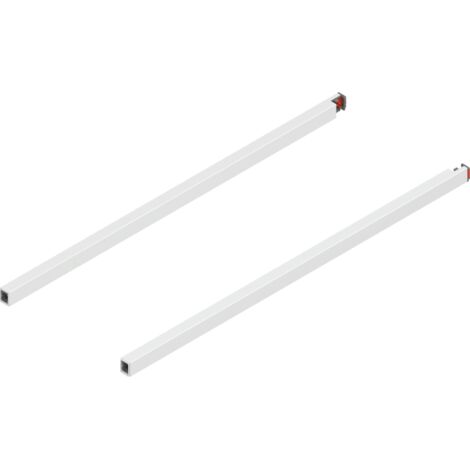 Blum MERIVOBOX Längsreling,  NL=550 mm,  links/rechts,  seidenweiß