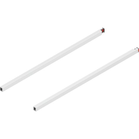 Blum MERIVOBOX Längsreling,  NL=600 mm,  links/rechts,  seidenweiß