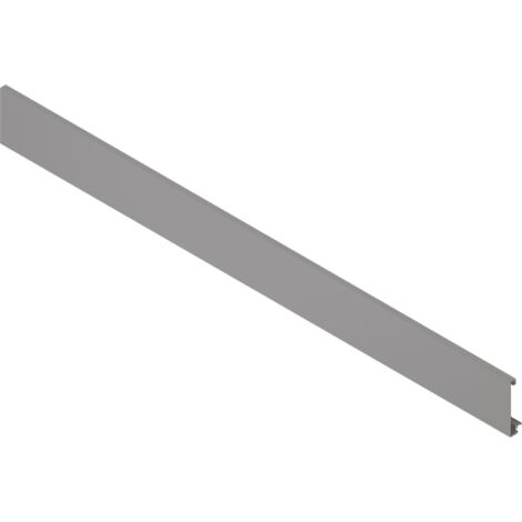 Blum MERIVOBOX Vorderst. o. Nut f. Innensch. mit Querreling bis 1200mm indiumgr.