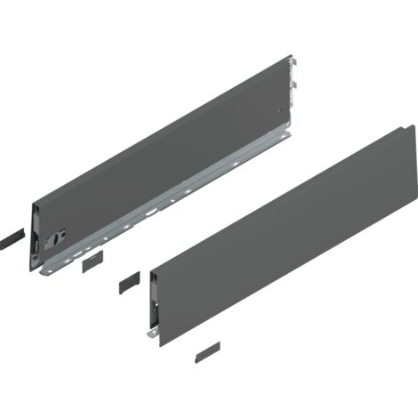 Blum Merivobox Zarge, Höhe K (129 mm), NL=550 mm, l/r inkl.