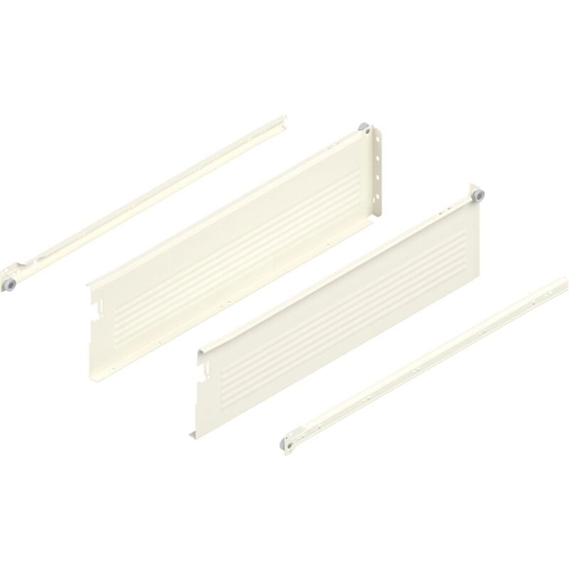 Metabox h Zarge 320 Schraubversion, Teilauszug, nl 550, cremeweiß - Blum