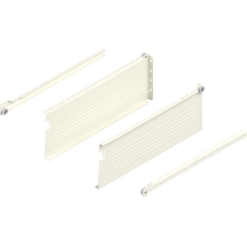 Metabox h Zarge 320 Schraubversion, Teilauszug, nl 400, cremeweiß - Blum