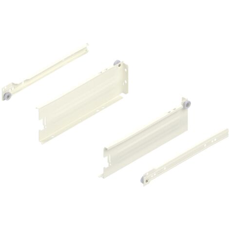 BLUM METABOX M Zarge 320 Schraubversion, Teilauszug, NL 270, Cremeweiß