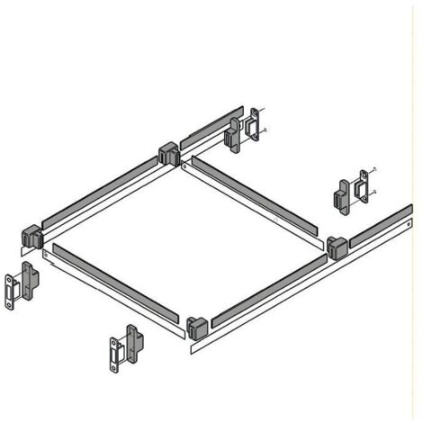BLUM Metabox Metafile Relingset für Hängeregister ZRM. 5500, Stahl cremeweiß