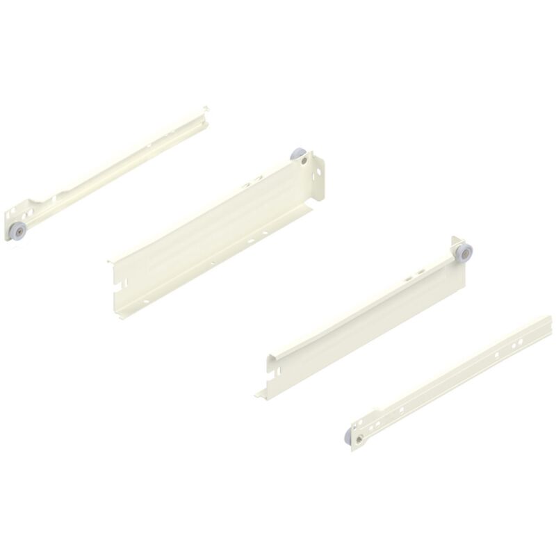 Metabox n Zarge 320 Schraubversion, Teilauszug, nl 270, cremeweiß - Blum